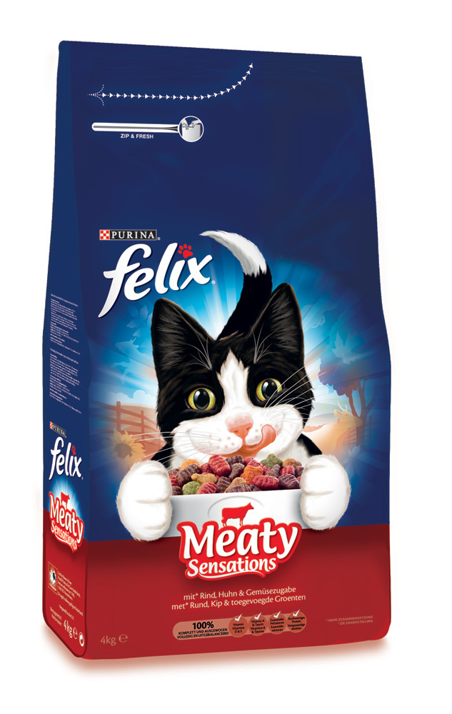 Felix kattenvoer Meaty Sensations 4 kg