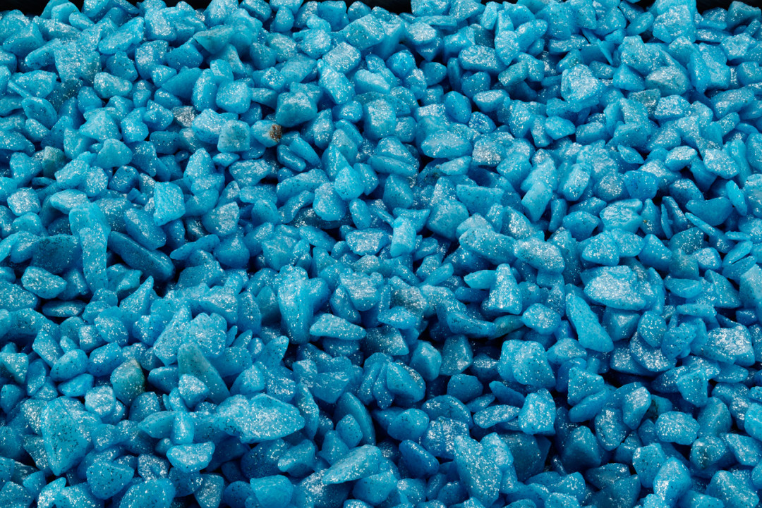 Aqua D'ella glamour stone indian-blue <br>6 - 9 mm 2 kg