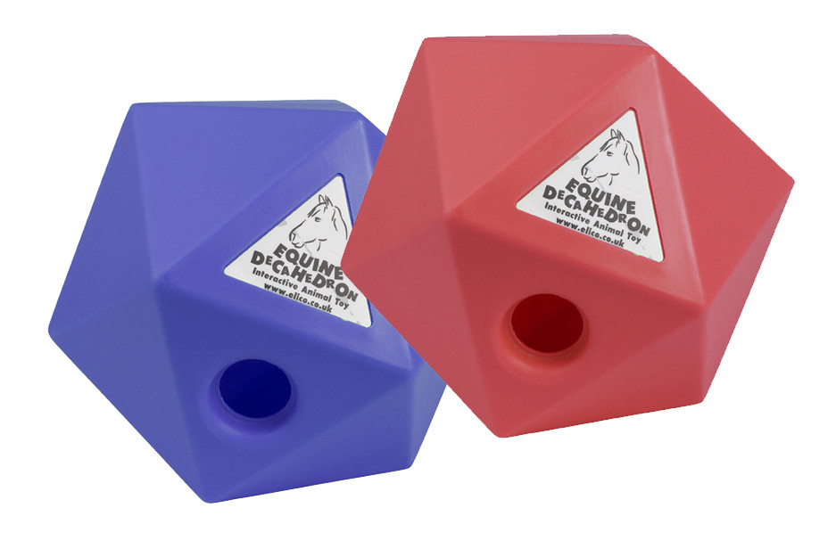 Decahedron traktatie cube blauw 25cm