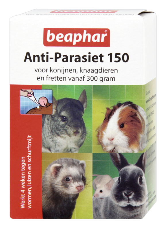 Beaphar Anti-Parasiet 150 knaagdieren vanaf 300 gr