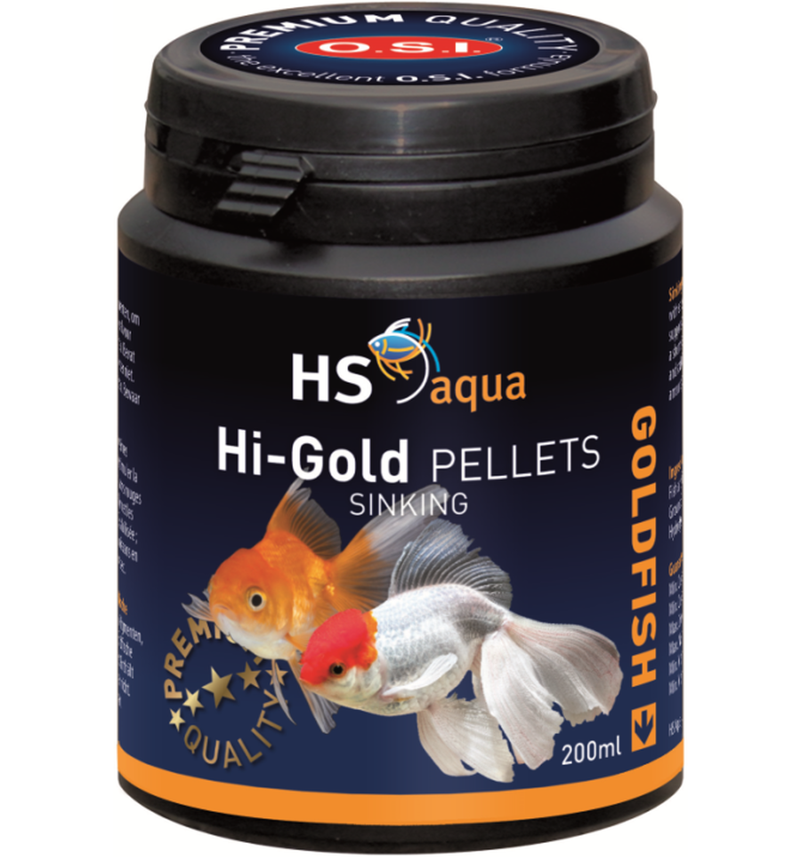 HS Aqua hi-Gold pellets 200 ml