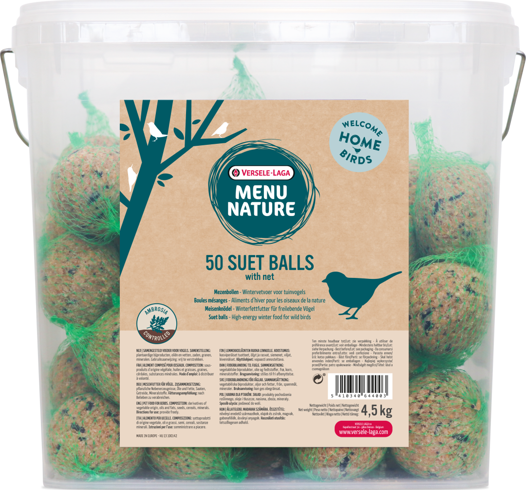 Menu Nature 50 mezenbollen in net <br>4,5 kg