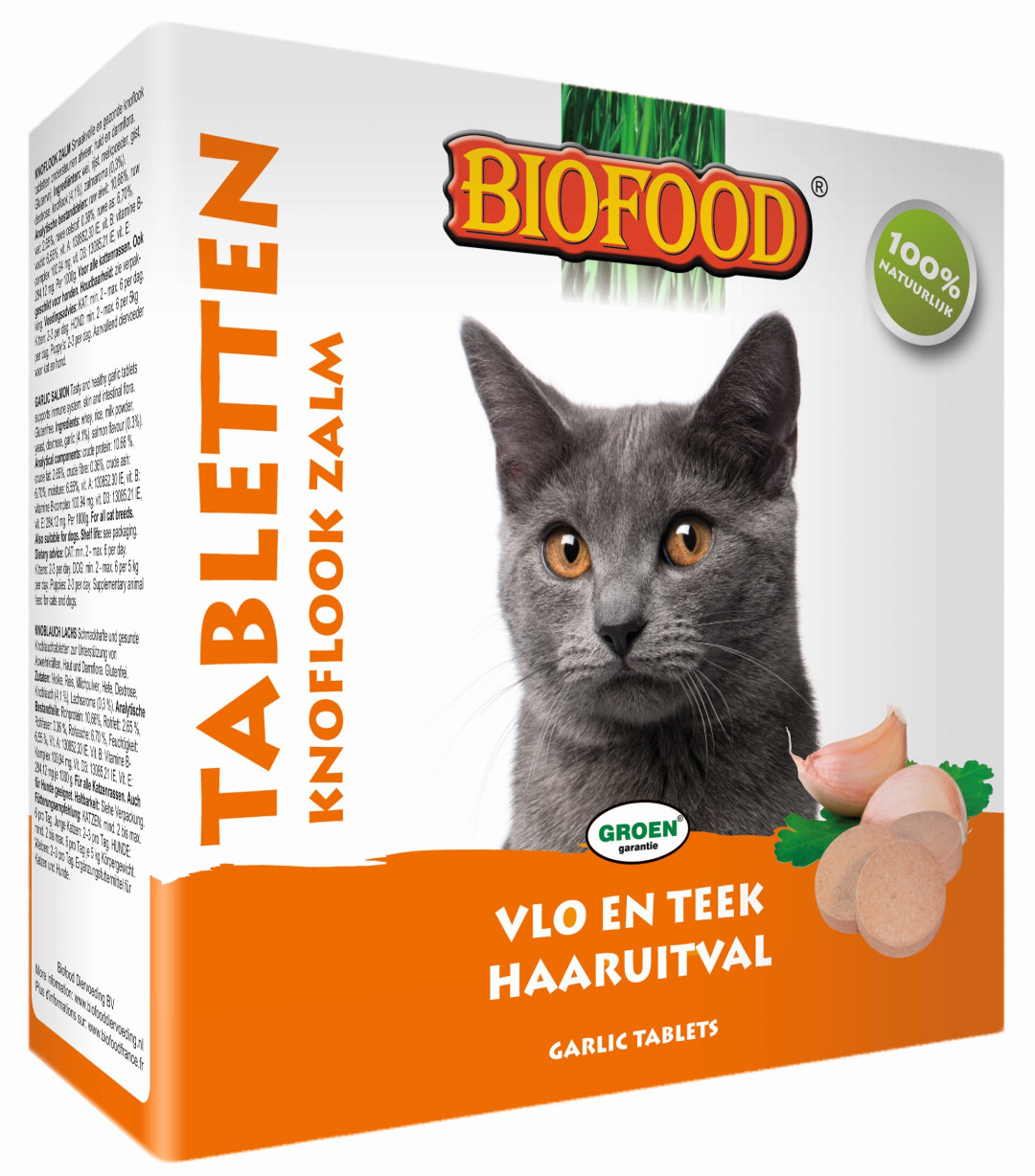 Biofood Anti-vlo tabletten Zalm 100 st