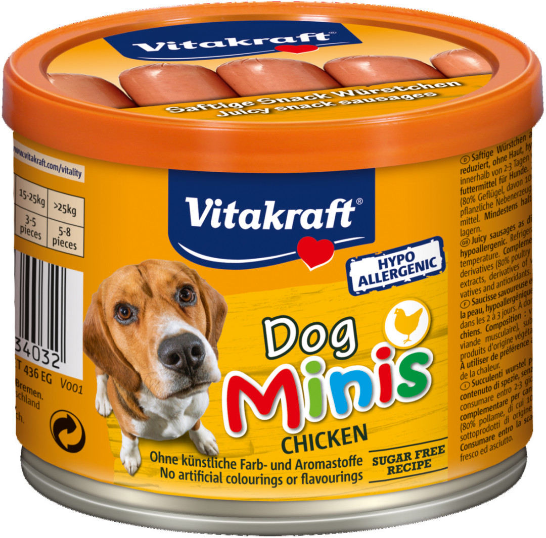 Vitakraft Dog Minis Chicken 120 gr