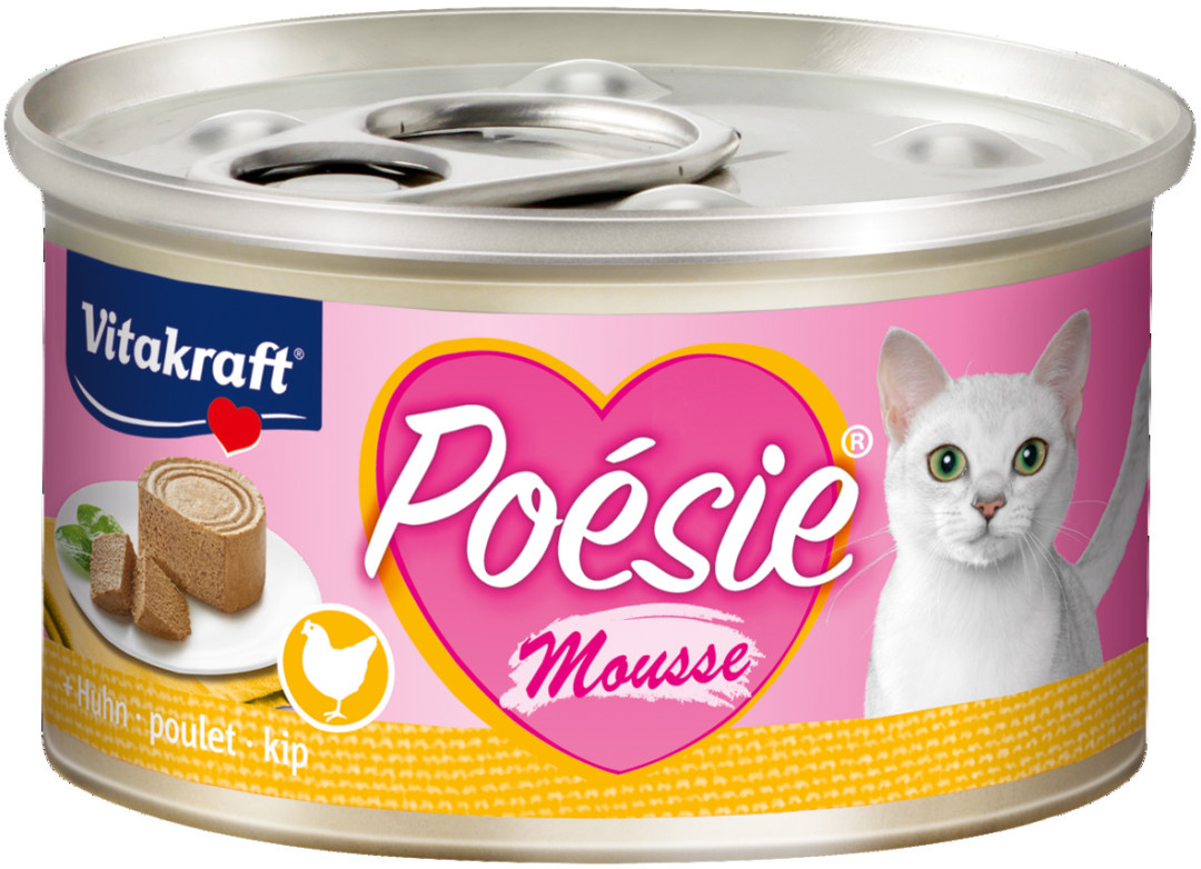Vitakraft kattenvoer Poésie Mousse kip <br>85 gr