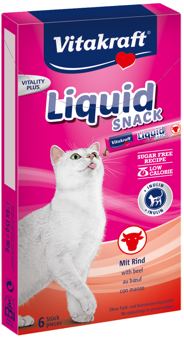 Vitakraft Liquid Snack rund en inuline 6 x 15 gr
