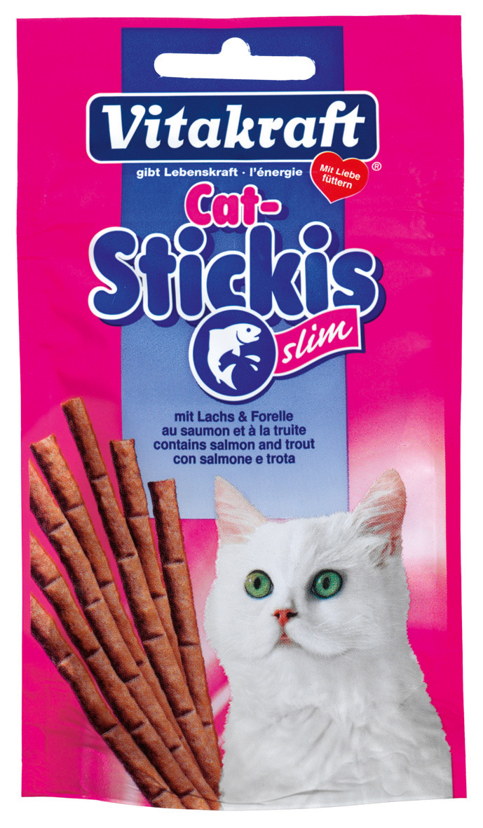 Vitakraft Cat-Stickis slim zalm en forel 25 gr