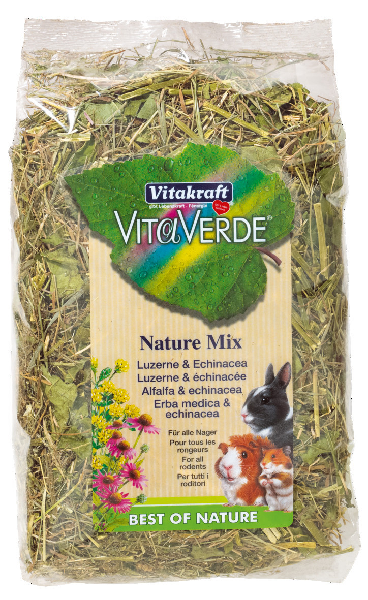 Vitakraft Vita Verde Nature Mix alfalfa en echinacea 125 gr