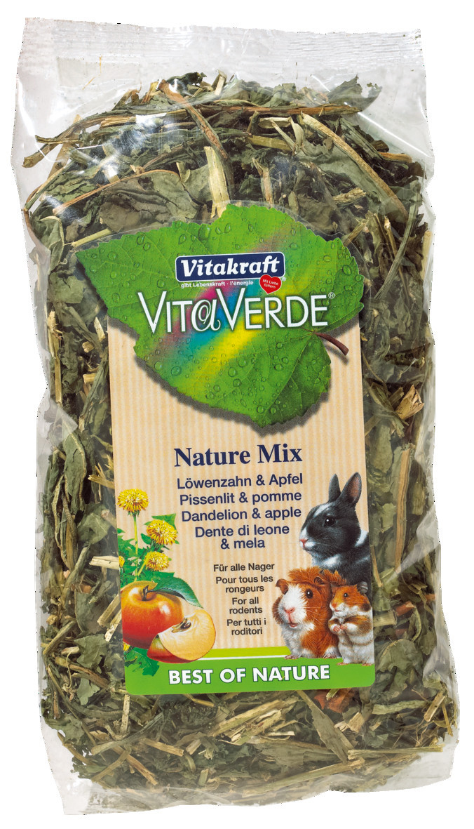 Vitakraft Vita Verde Nature Mix paardenbloem en appel 80 gr