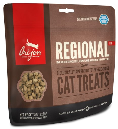 Orijen Freeze-Dried Cat Treats Regionals Red 35 gr