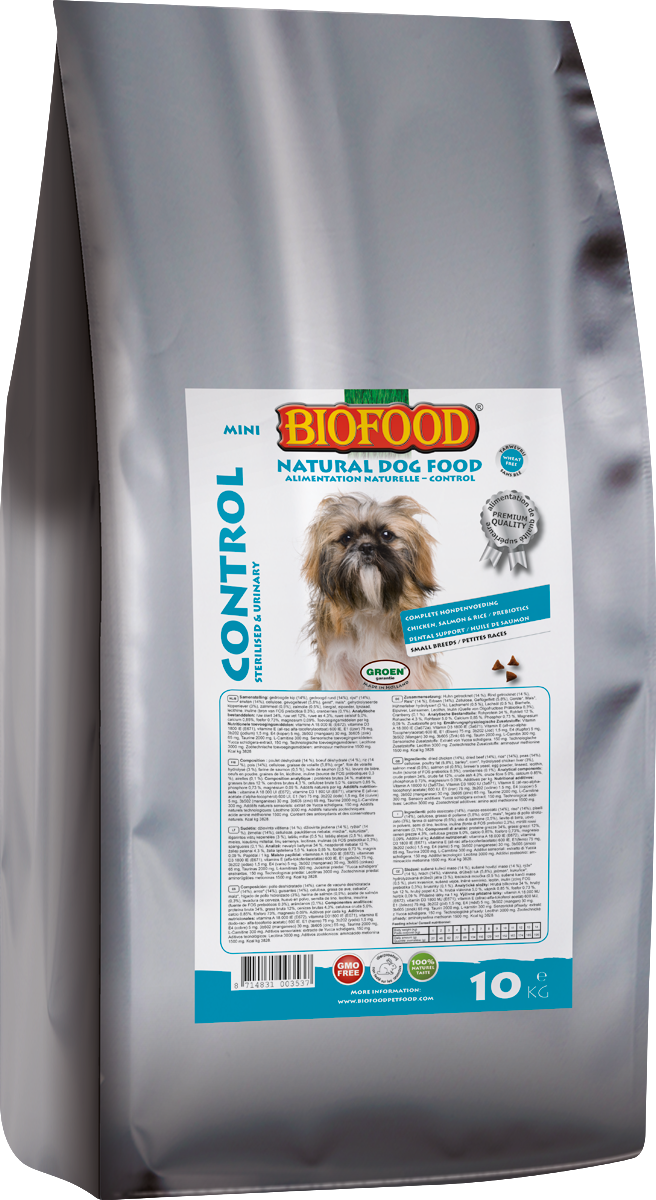 Biofood hondenvoer Control small breed <br>10 kg