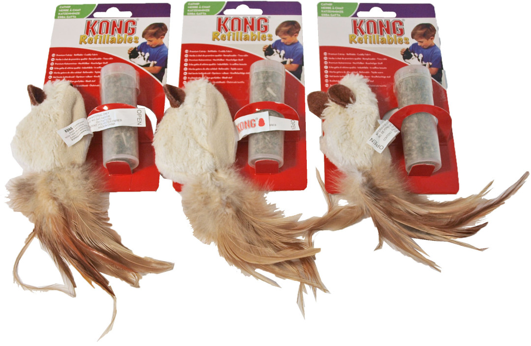 Kong Feather mouse