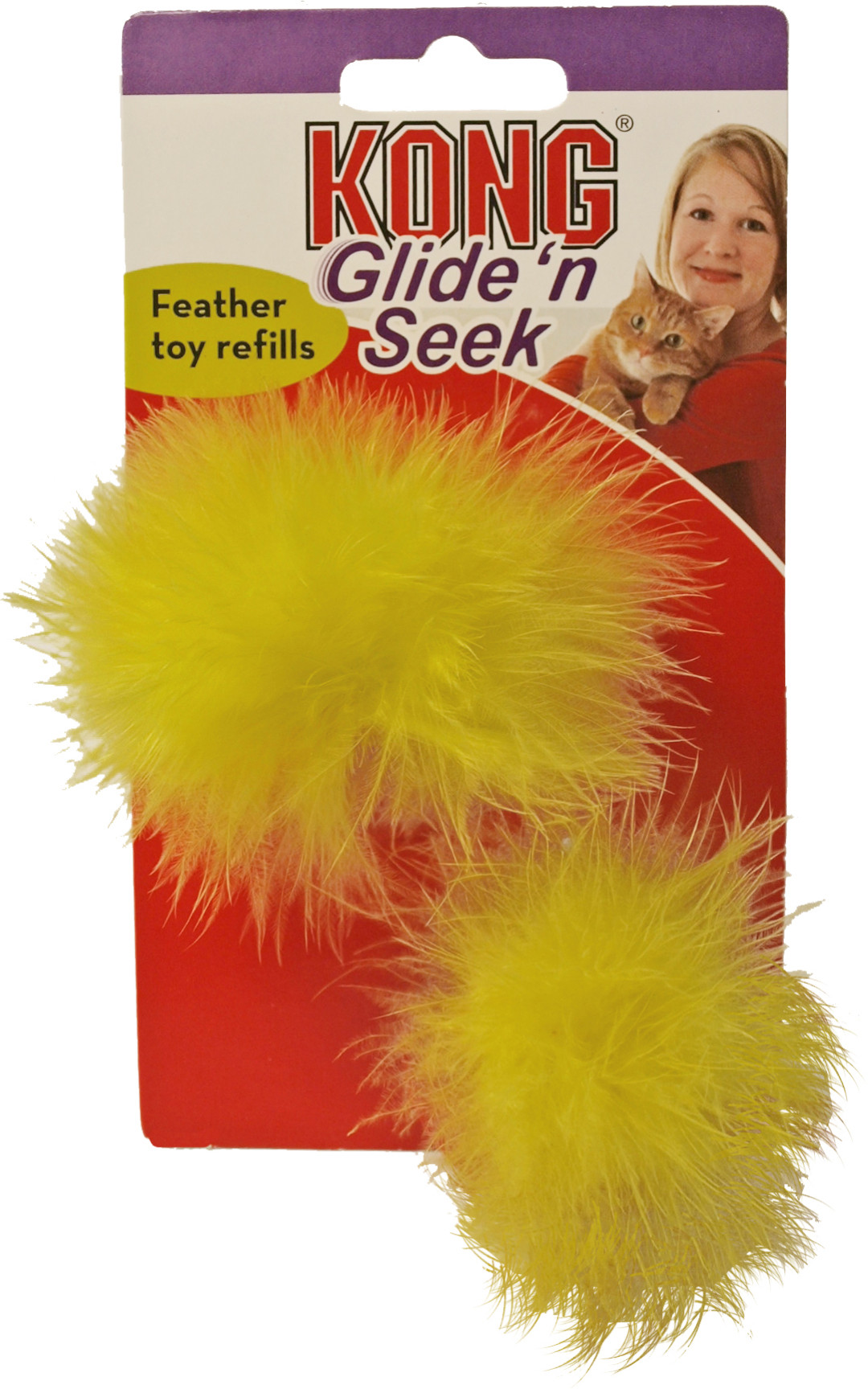 Kong Glide'n Seek feather replacement pack