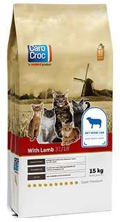 CaroCroc kattenvoer with Lamb 15 kg