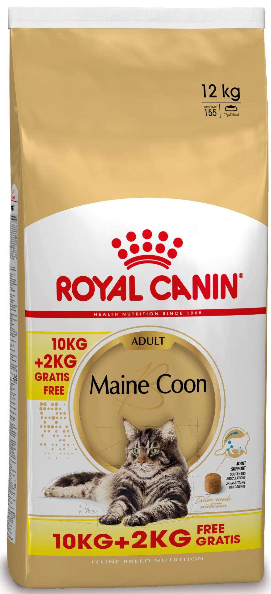 10 + 2 kg Royal Canin kattenvoer Maine Coon Adult