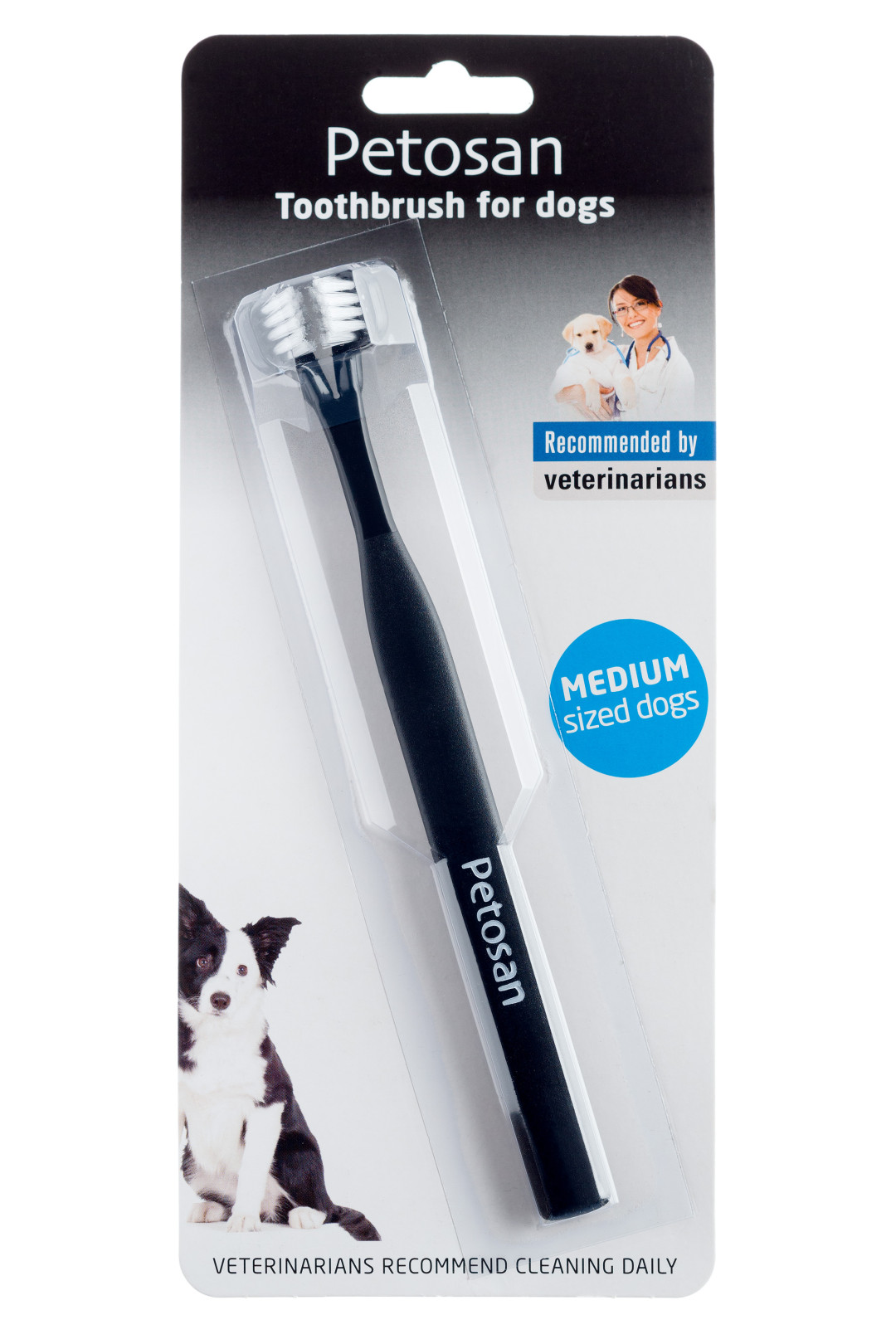 Petosan double-headed toothbrush Medium