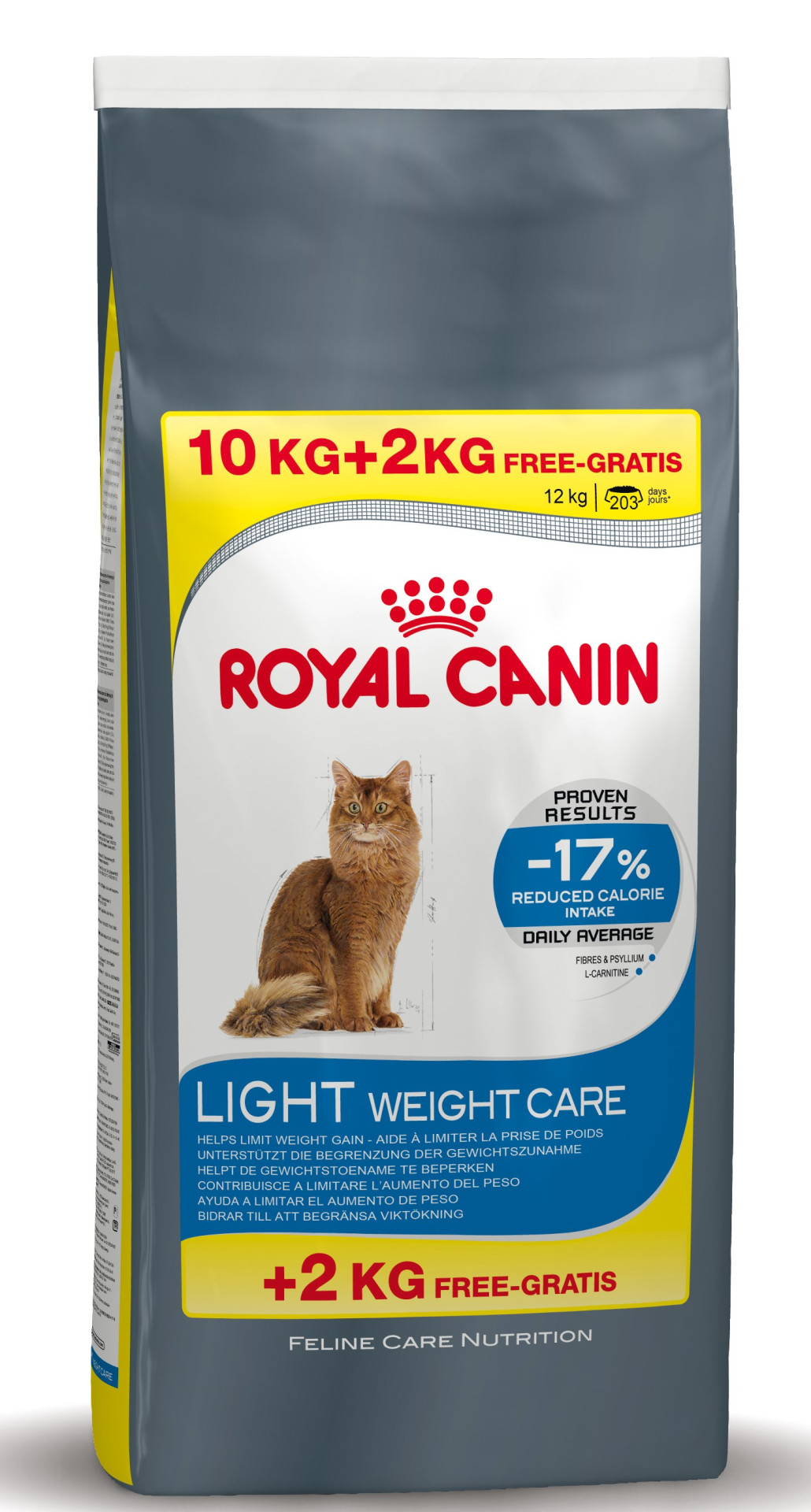 10 + 2 kg Royal Canin kattenvoer Light Weight Care