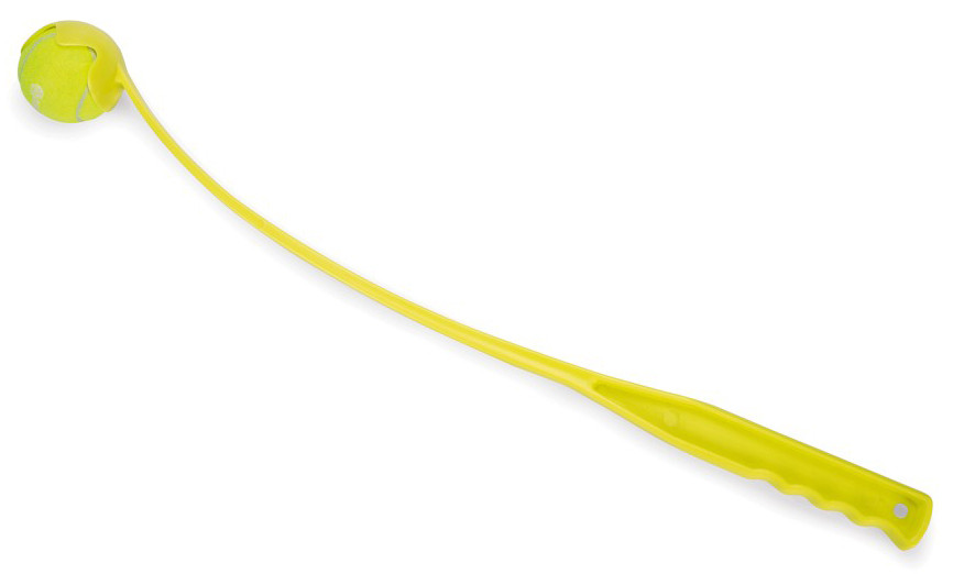 Beeztees Fetch tennisbalwerper geel