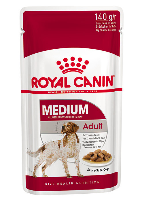 Royal Canin hondenvoer Medium Adult 10 x 140 gr