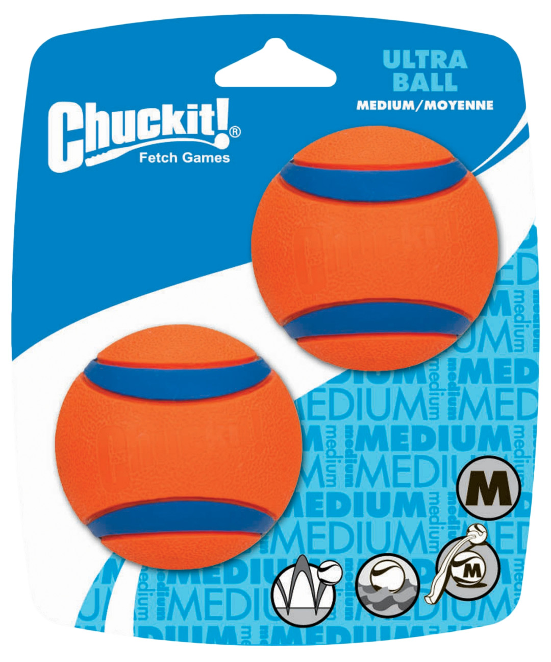 Chuckit! Ultra Ball M <br>6 cm 2 st