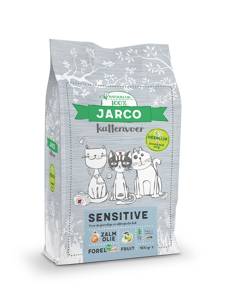 Jarco kattenvoer Premium Vers Sensitive 2 kg