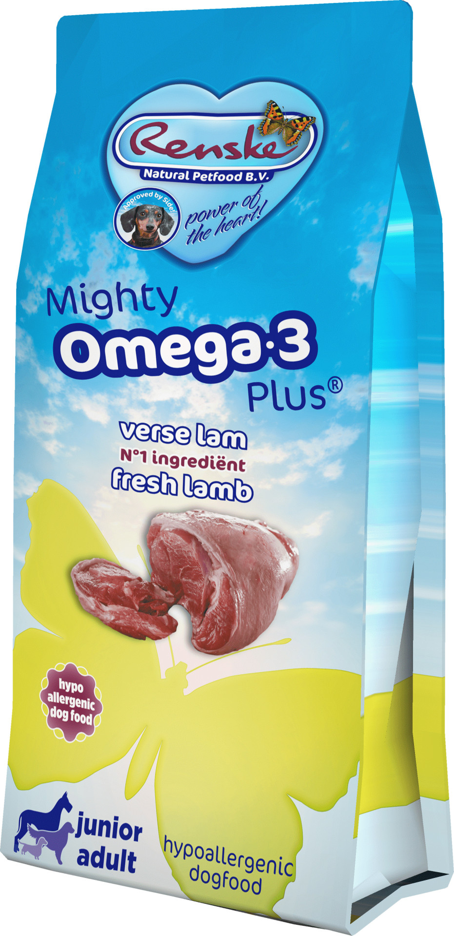 Renske hondenvoer Mighty Omega Plus (MOP) Lam 3 kg