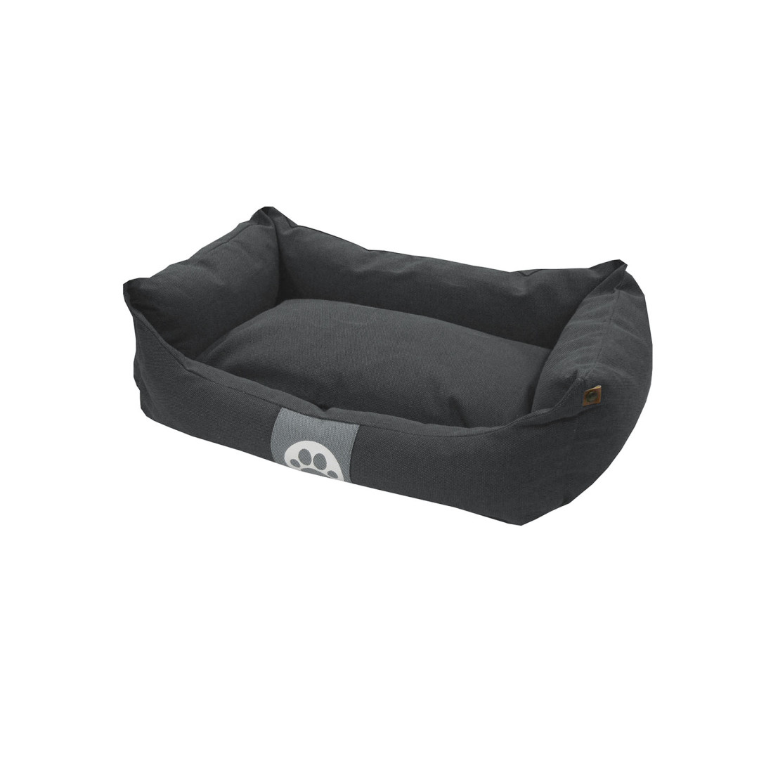 Overseas Petlife Hondenmand Canvas Anthracite