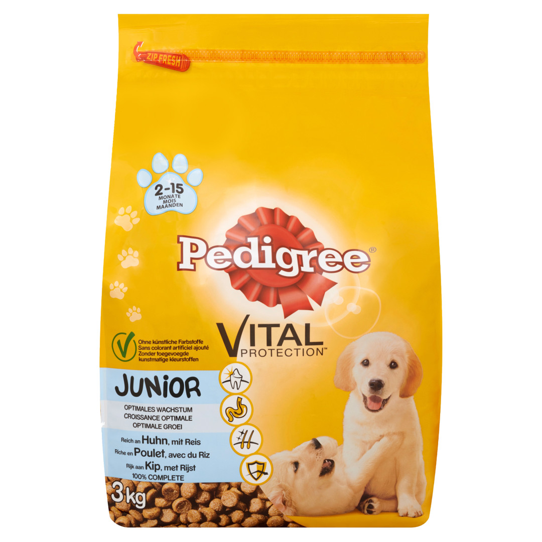 Pedigree hondenvoer Vital Protection Junior Kip 3 kg