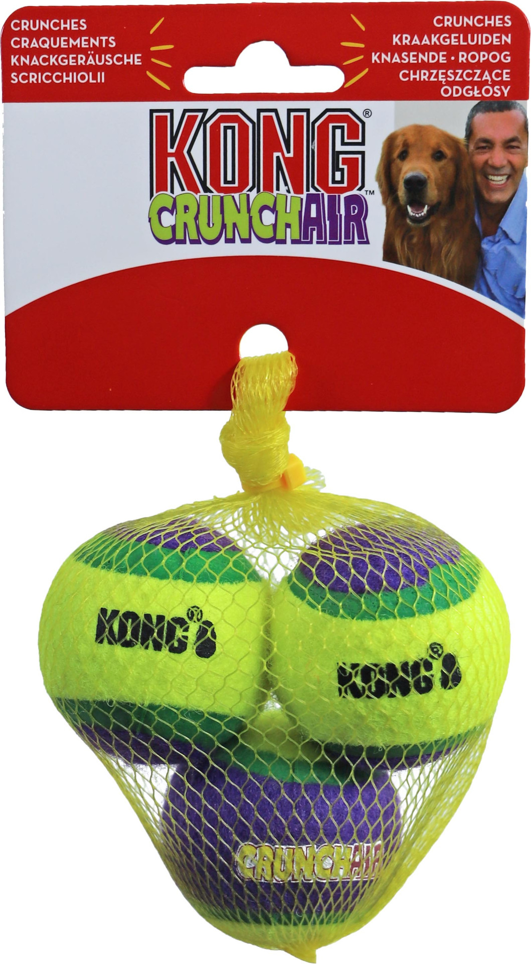 Kong CrunchAir Bal Small 3 st