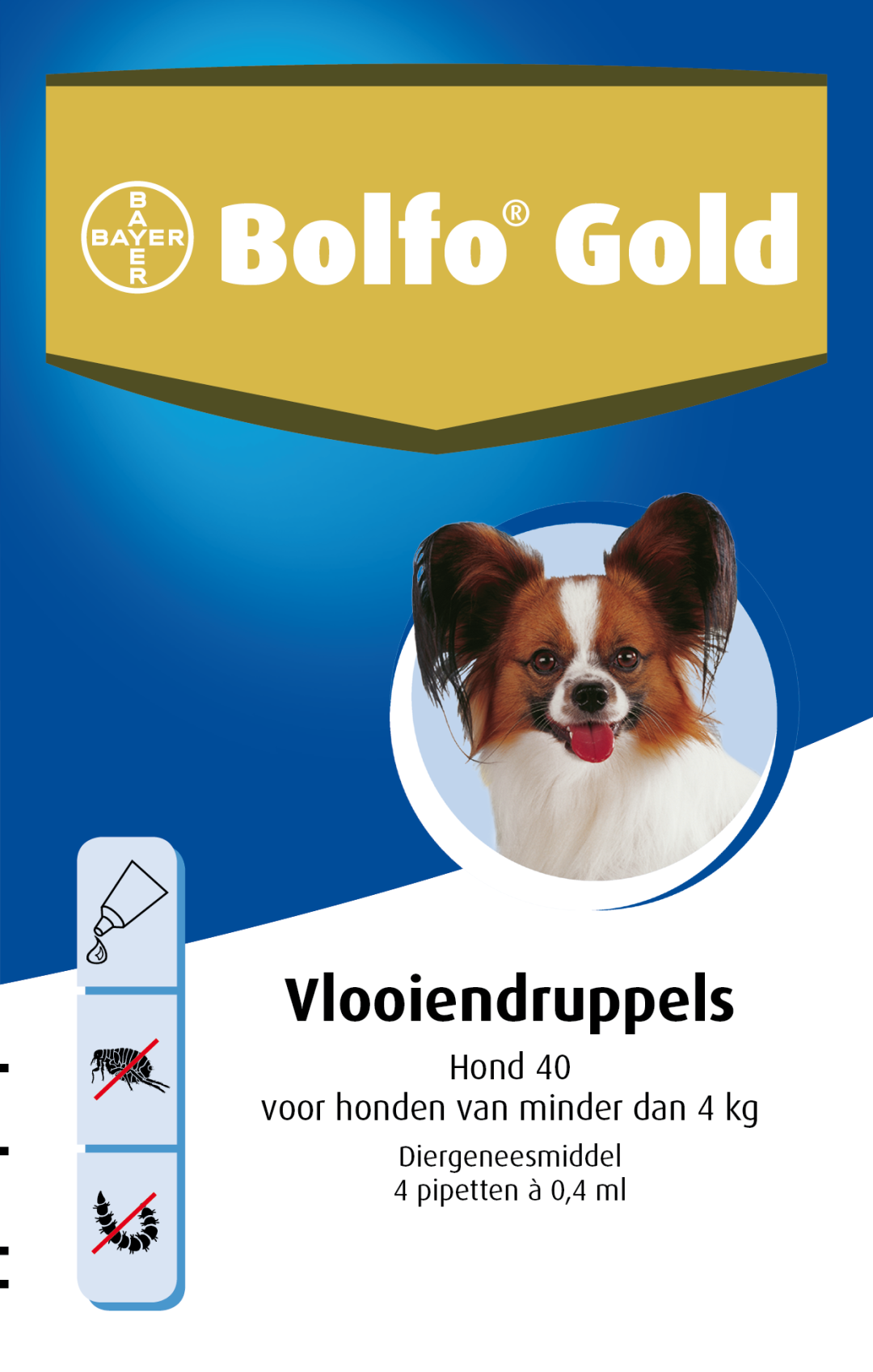 Bolfo Gold 40 hond <br>4 pipetten