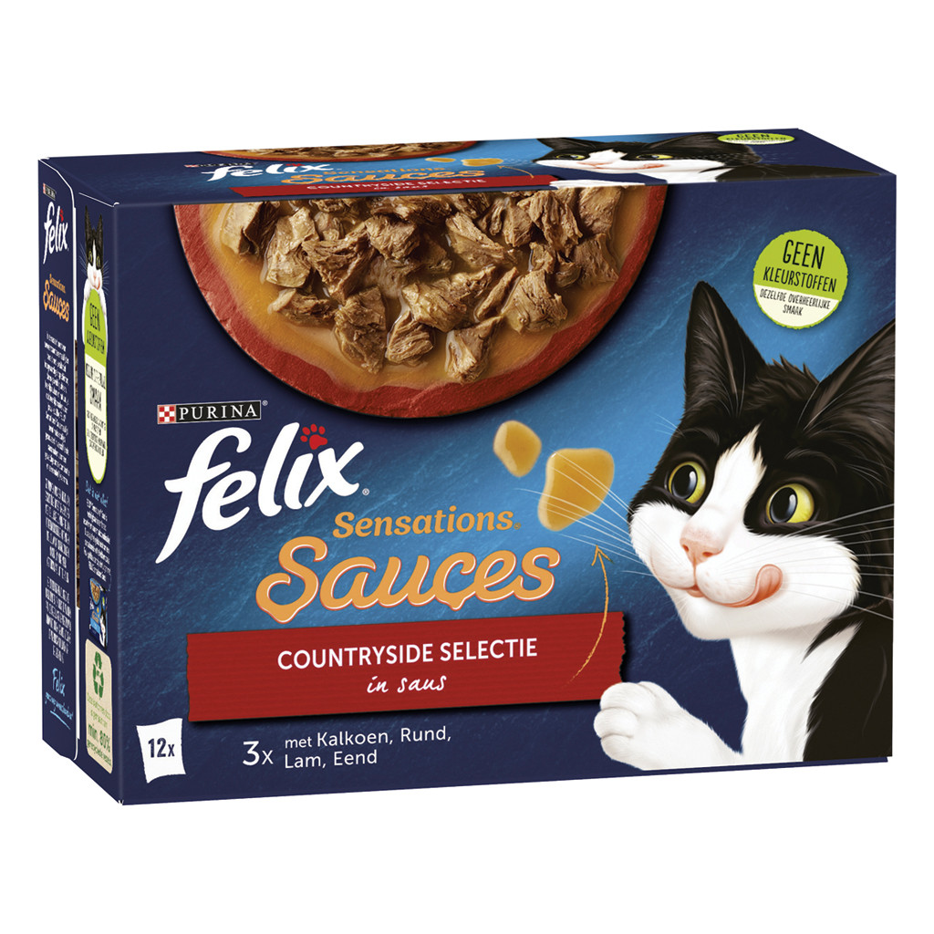 Felix Sensations Sauces Countryside Selectie in saus 12 x 85 gr