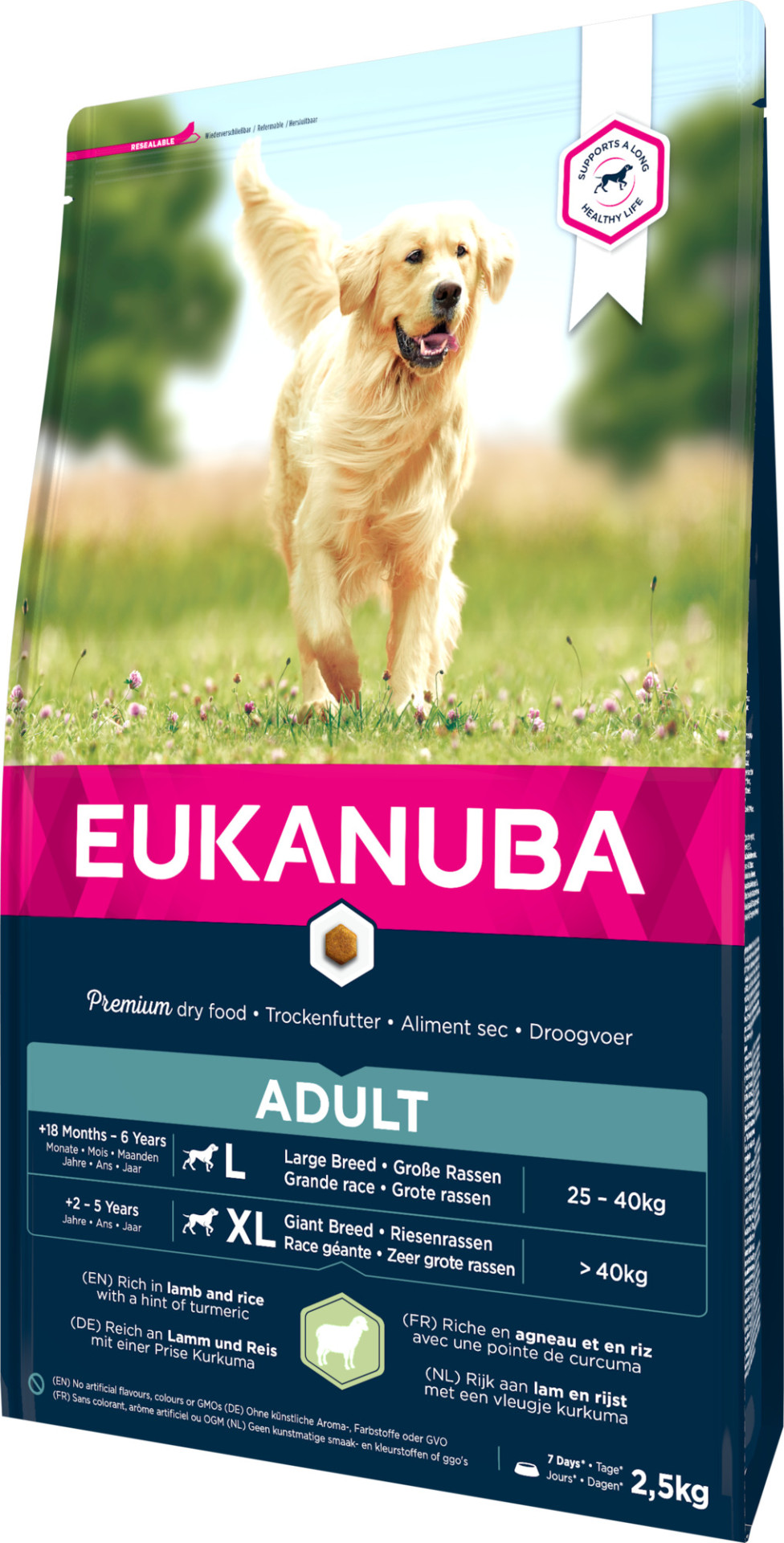 eukanuba large breed adult lamb 