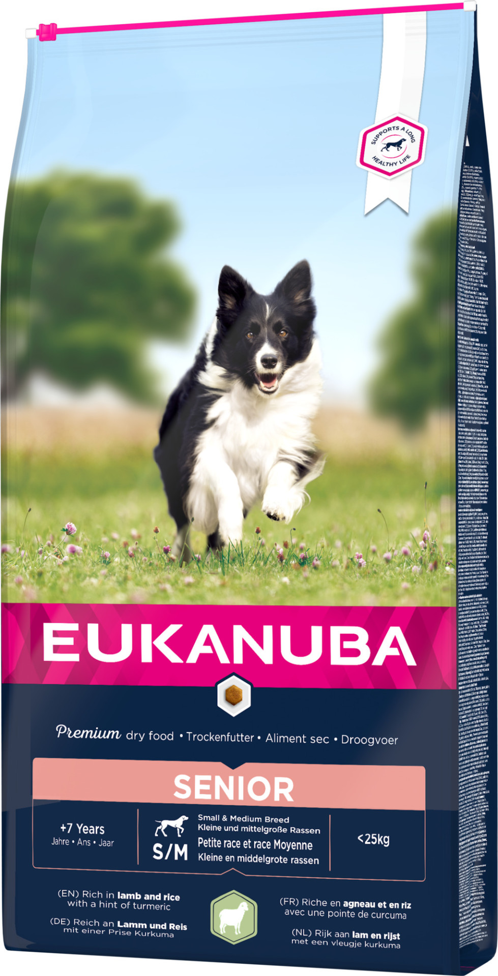 Eukanuba hondenvoer Senior Small Medium lamb & rice 12 kg