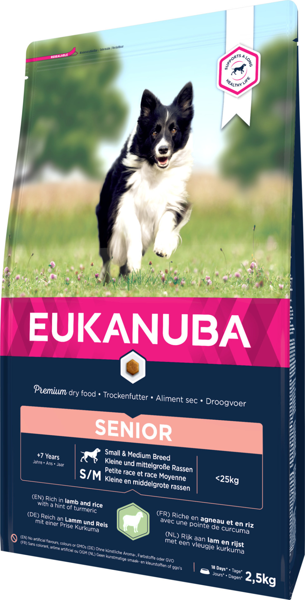 Eukanuba hondenvoer All Breeds Mature/ Senior lamb 2,5 kg