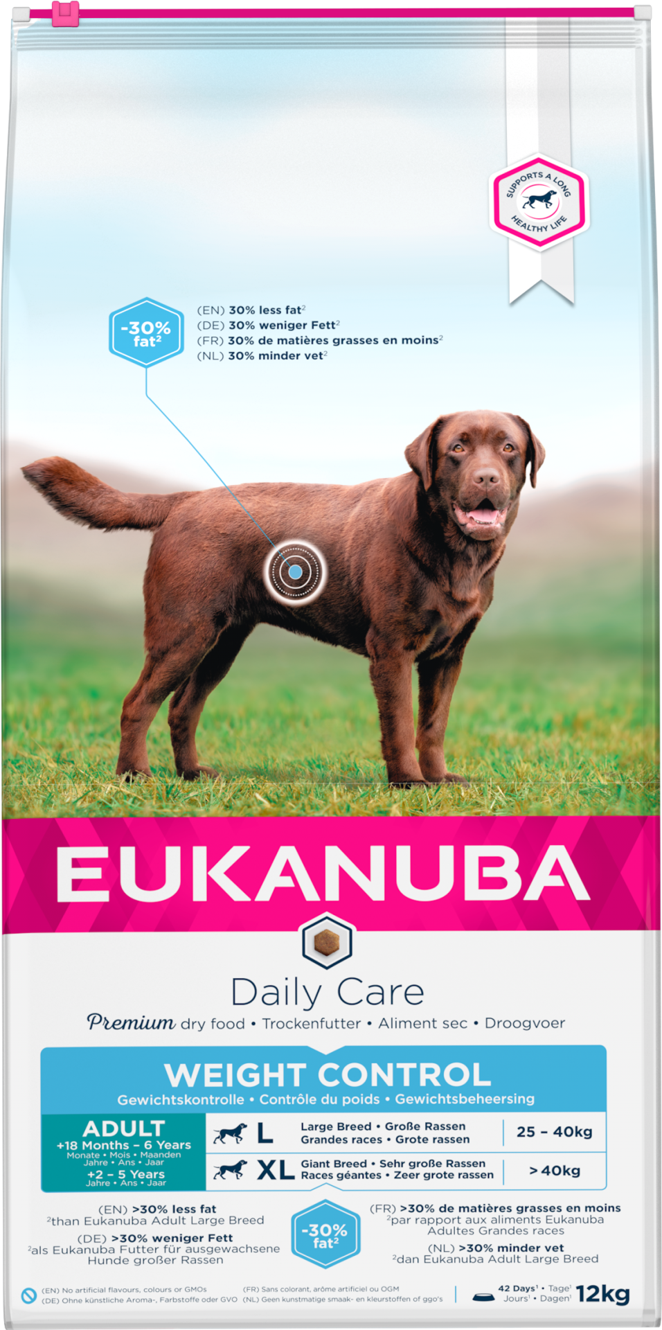 Eukanuba hondenvoer Large Breed Weight Control Adult 12 kg