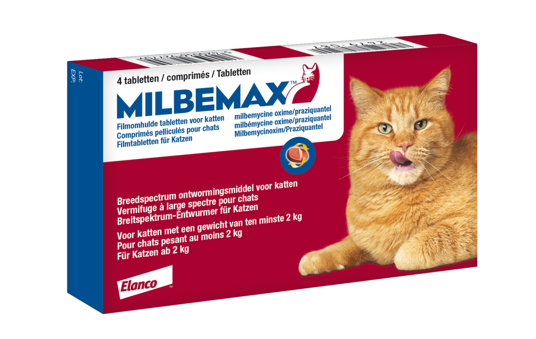 Milbemax tabletten kat 2 - 12 kg 4 st